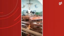 temporais-no-rs:-boi-e-encontrado-dentro-de-igreja-apos-cheia-de-rio-em-taquari;-video