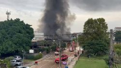 video:-explosao-de-gerador-em-posto-de-combustiveis-causa-incendio-em-porto-alegre;-ha-feridos